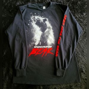 Cocaine Bear Movie Long Sleeve Shirt Medium